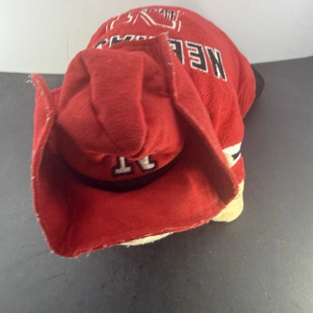 Vintage Nebraska Cornhuskers Herbie Husker mascot Pillow Pet